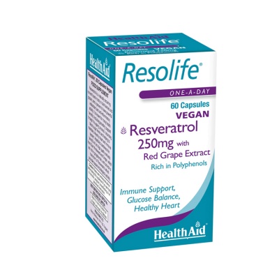 Health Aid Resolife (Reservatrol 250mg) 60 caps